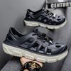 Fashion Hollow Casual Shoes Men's 2025 Summer New Thick Sole Sport Fashion Trend Sandals Outdoor Beach Breathable Sneakers Cool Sneakers