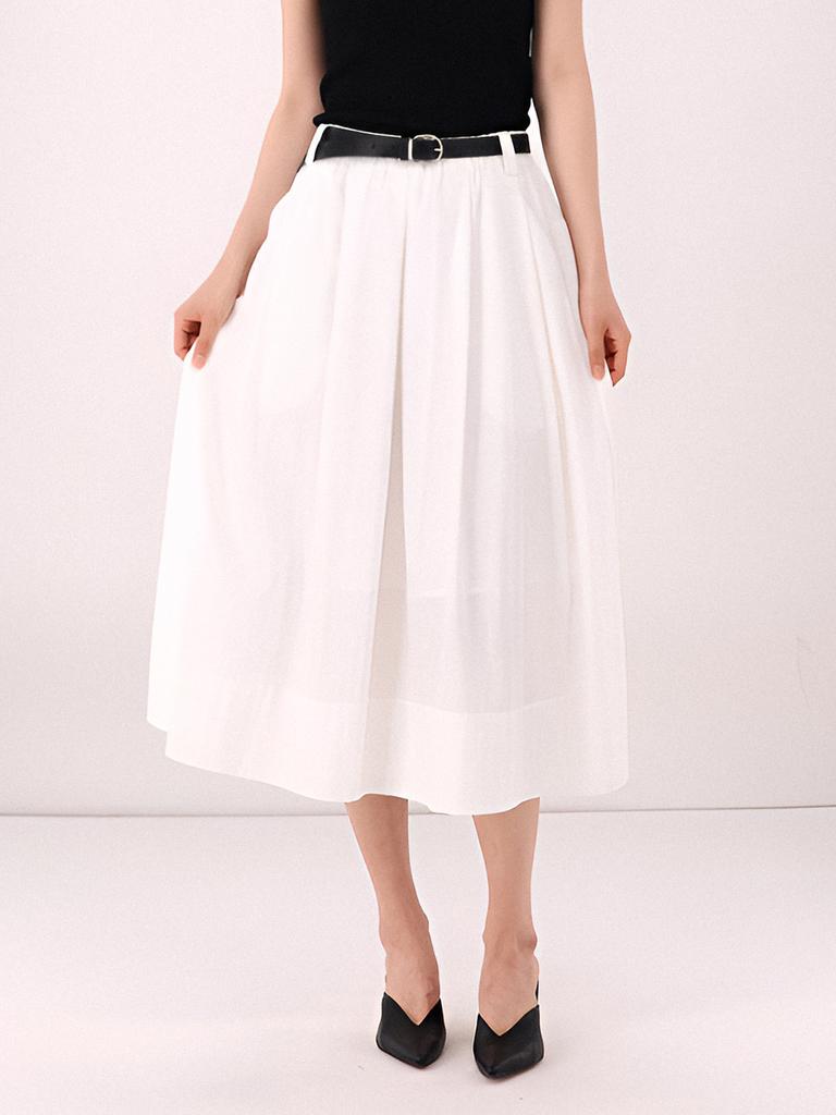 Acud Barrel Volume Skirt _Ivory