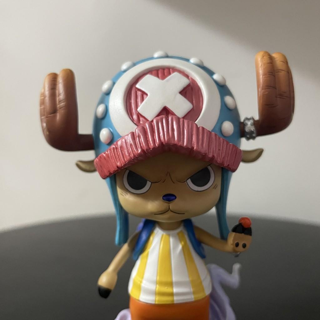 One Piece Chopper PVC-Figur mit Lächeln für Schreibtisch und Auto-Dekoration