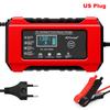 6A 12V Car Battery Chargers Digital Touch Screen Pulse Repair for Lead Acid Batteries Storage Cell Motorcycle Battery Chargers
