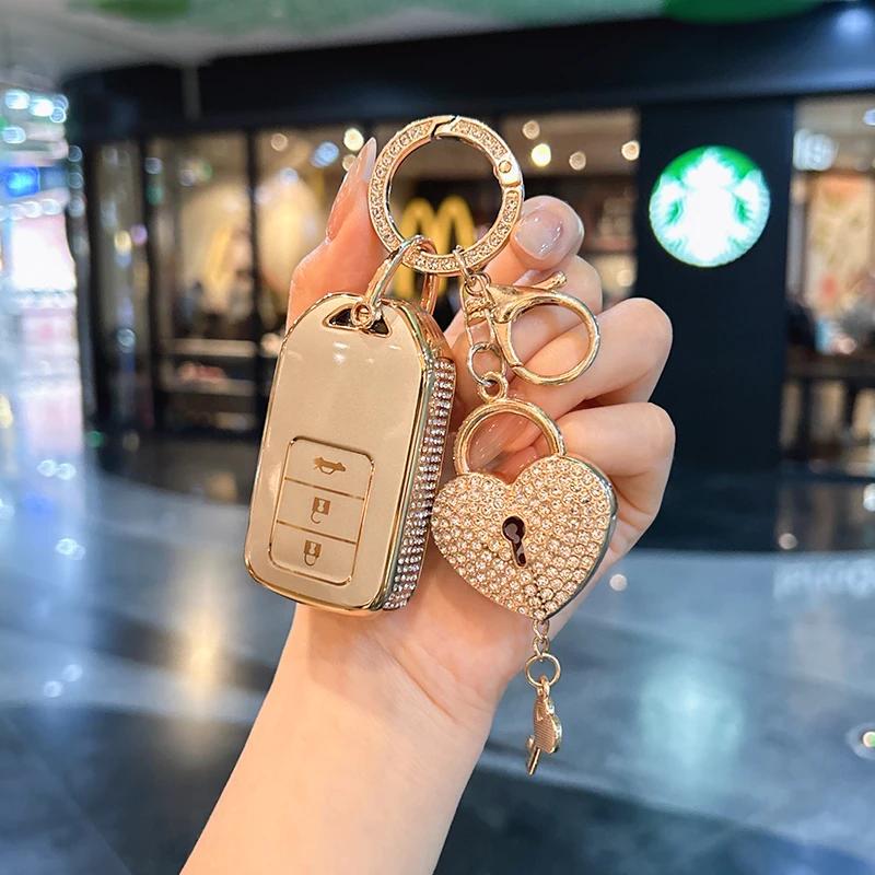 Car Key Case Cover Shell For Honda Crv Civic Accord Xrv Vezel Hiroshi Fit Crider Sensing Urv Crider Bag Tools