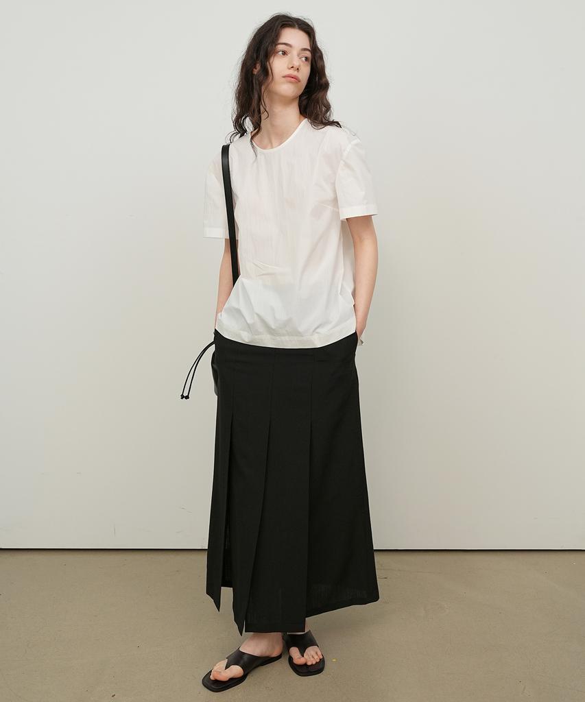 PAUL&ALICE Oversized Blouse / White