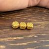 Gold Sand Alloy Ingot Basin Ornament for Wealth Attraction & Home Gifts