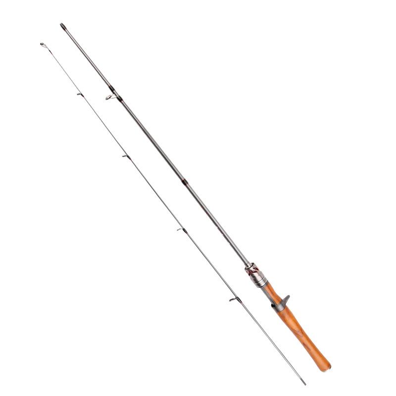 Micro Lure UL Action Carbon Rod, Solid Soft Tip for Mackerel, Aspius, and White Amur, Pistol Grip or Straight Handle, 1.68-1.8m
