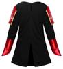 Halloween Samurai Armor Japanese Style Costume with Hat Size 120 [ReliBeauty] Children's Set, Black,