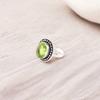 Peridot Gemstone 925 Sterling Silver Jewelry Handmade Ring For Valentines Gift RR-62-8
