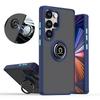 Funda For Samsung Galaxy S24 Ultra 5G Case Matte Hard PC Armor Coque Galaxy S24 Plus S 24 FE S24Ultra Magnetic Holder Ring Cover