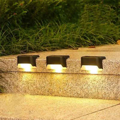 Decorative Waterproof Solar Light Solar Power IP44 LED Light Cold White Black Cover Garden Light Pathway