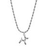 Stainless Steel Cute Style Balloon Dog Pendant Necklace Sweet Funny Clavicle Chain Unique Girl Birthday Gift
