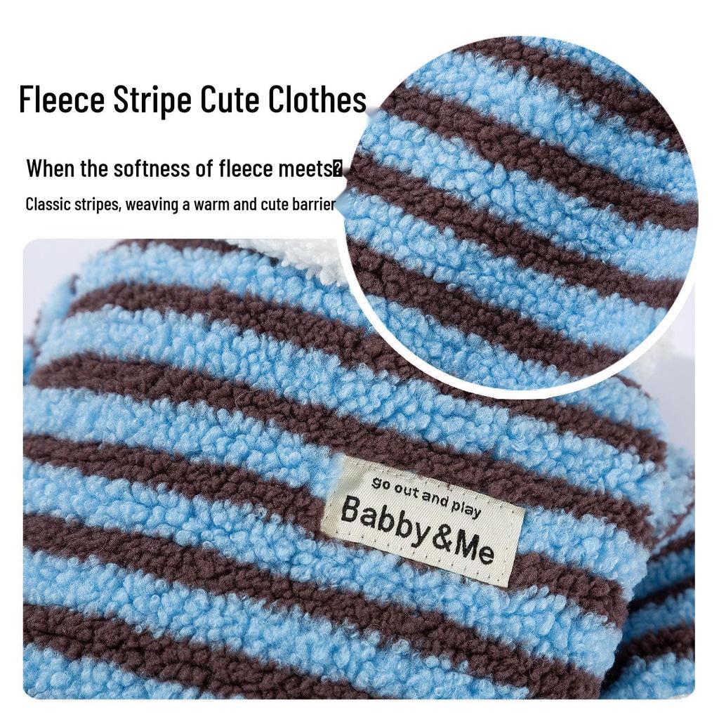 Cozy Fleece Two-Legged Outfit for Small Dogs & Cats - Autumn/Winter Wear for West Highland Terriers