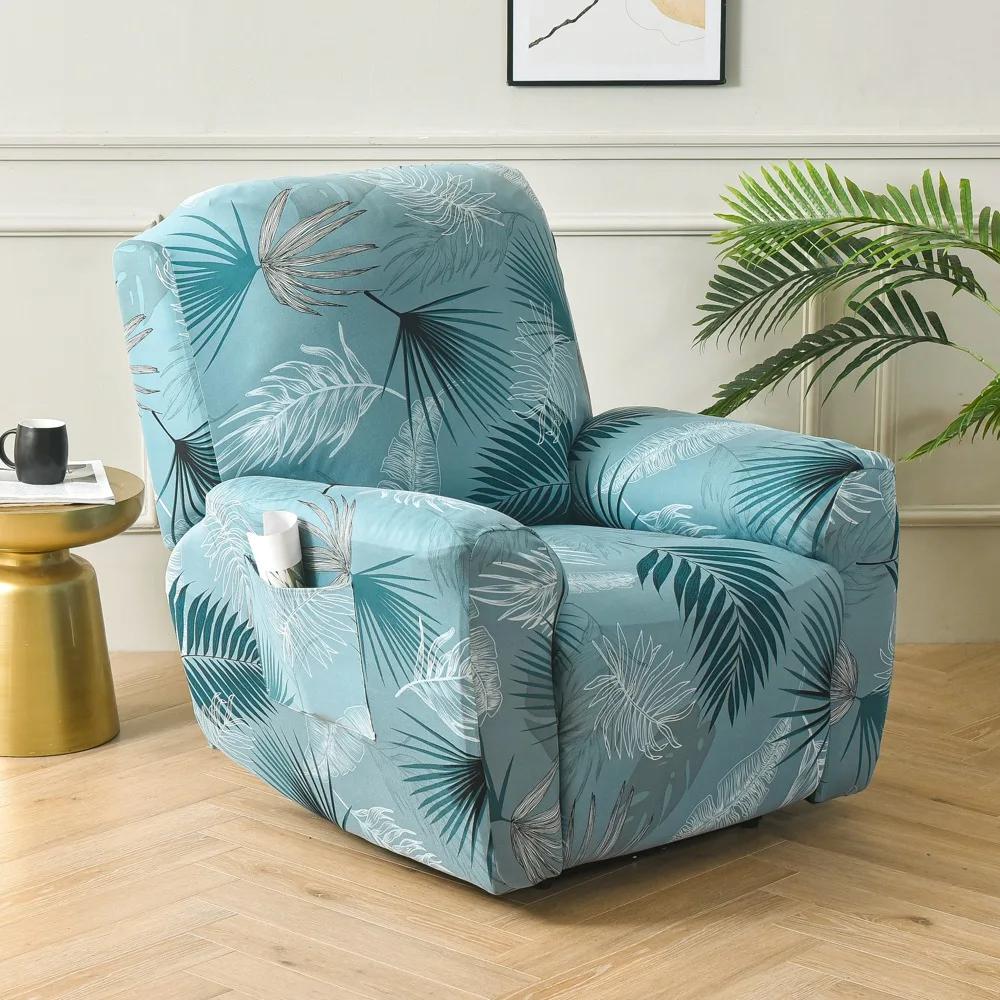 1PC Covers for Sofa Recliners, Pet Dog Kid Mat  Elastic Armchair Furniture Protector Washable Anti-slip Recliner Chair Cover
