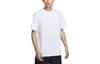 T Shirts Men's White Crew Neck Moderate Straight Fit HF4635-100