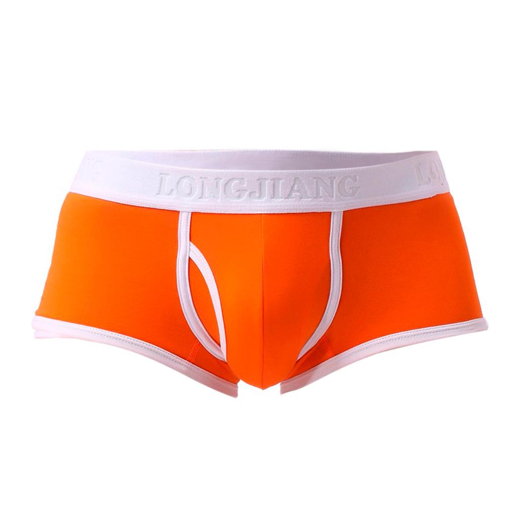 Sexy Mens Solid Breathe Underwear Briefs Bulge Pouch Shorts Underpants 