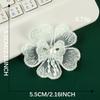 Pearl Cute Cartoon Lace Flower Lace Embroidery Sticker Diy Hand Account Accessories Brooch Hairpin Hair Accessories Accessories Cloth