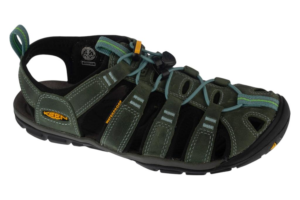 Keen Clearwather Cnx Leather Sandal, Womens Green Sandals