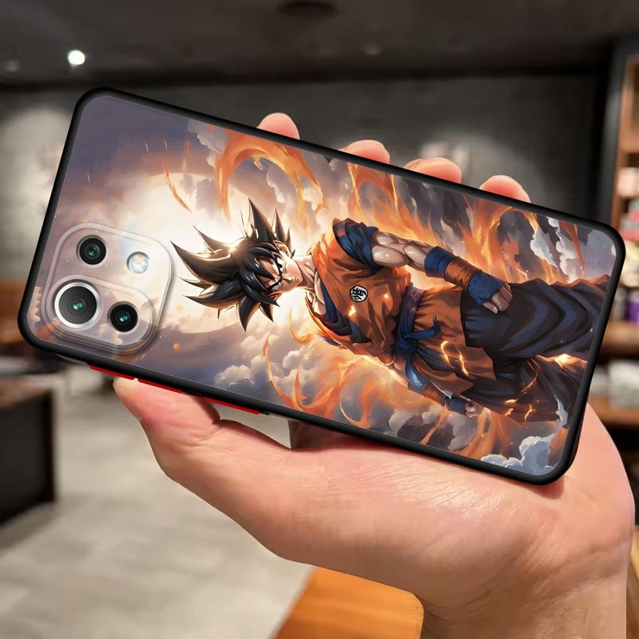 Case for Xiaomi Mi 12x 10T 14 13 Pro 13 11 Lite 11T 12T Back Phone Cover Dragon Ball Retro Goku