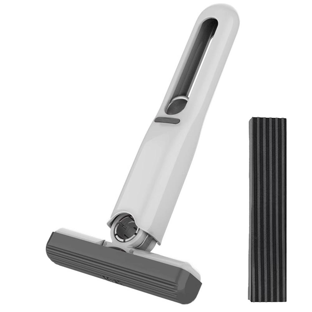 

1 шт. Мини-губка-швабра Портативная бытовая настольная швабра Супервпитывающая швабра для рабочего стола, пола, ванной комнаты, кухни, стекла, уборки автомобиля серый