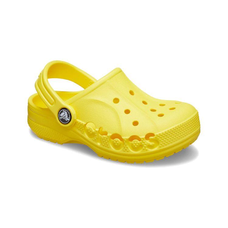 Crocs Baya Beach Simple Clogs Kids Footwear Yellow 205483-7C1