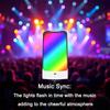 Touch Control RGB Bedside Lamp Dimmable USB Color-Changing Cozy Mood Lamp Fantasy Color Lamp for E-sports Events