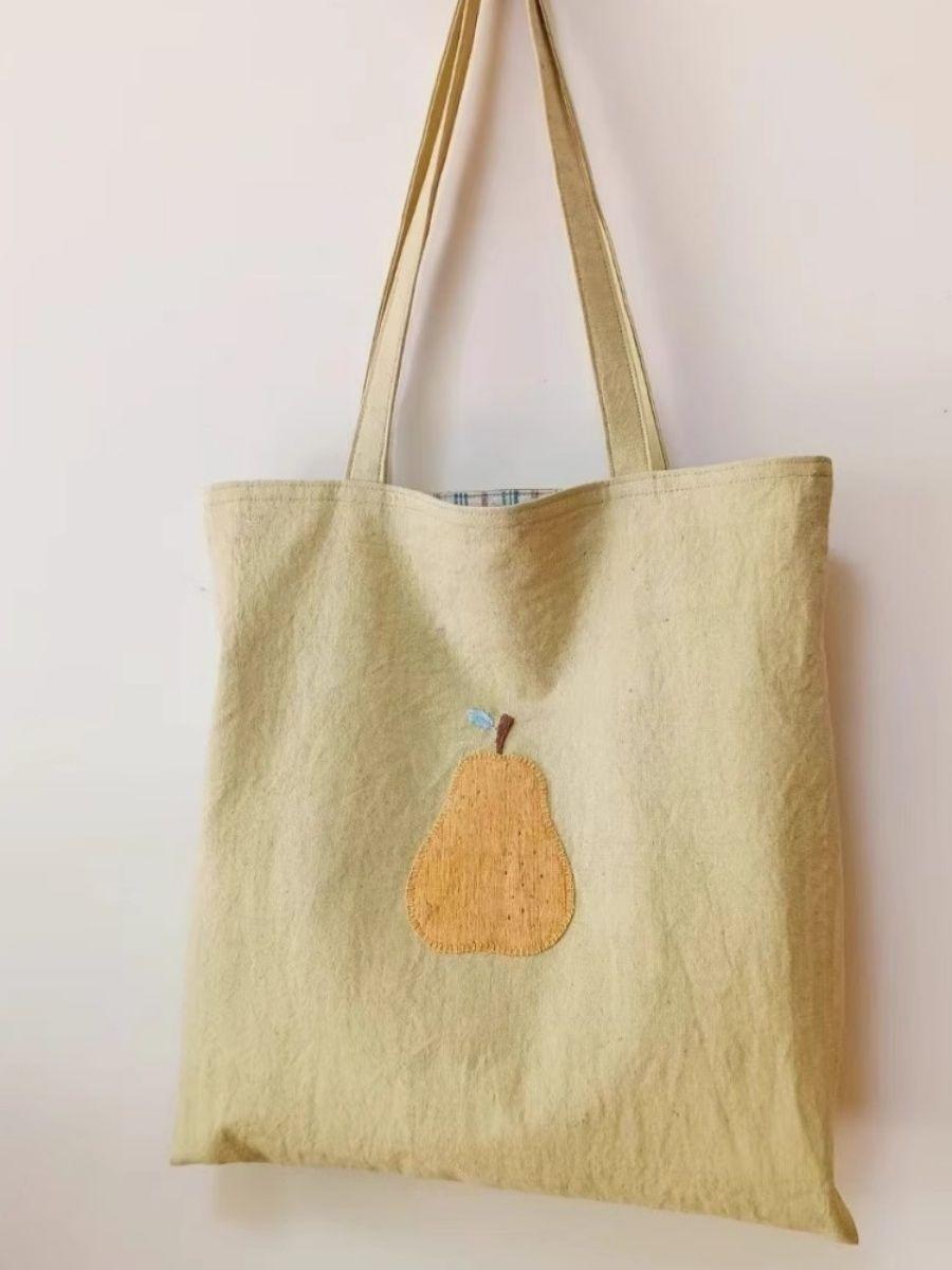 

Canvas bag, high-end niche design, new shoulder bag, female student simple commuting make-up bag жёлтый