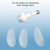 Mini Ceiling Fan AC85-265V High Airflow Energy Saving Quiet Operation For Home Living Room Dormitory Study Small Areas