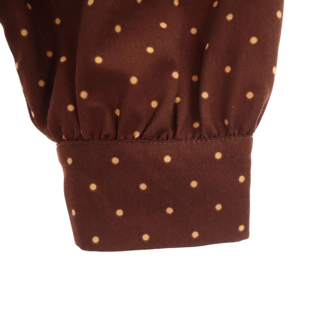 nano universe Five-quarter sleeve one piece 36 Brown Women Used