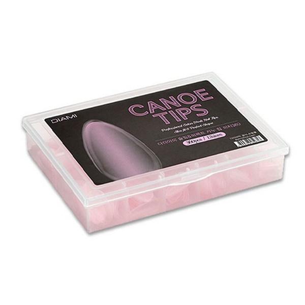 

DyAmi Canoe Tip Peach Nail Tip 360p, прозрачный розовый/персиковый, 1