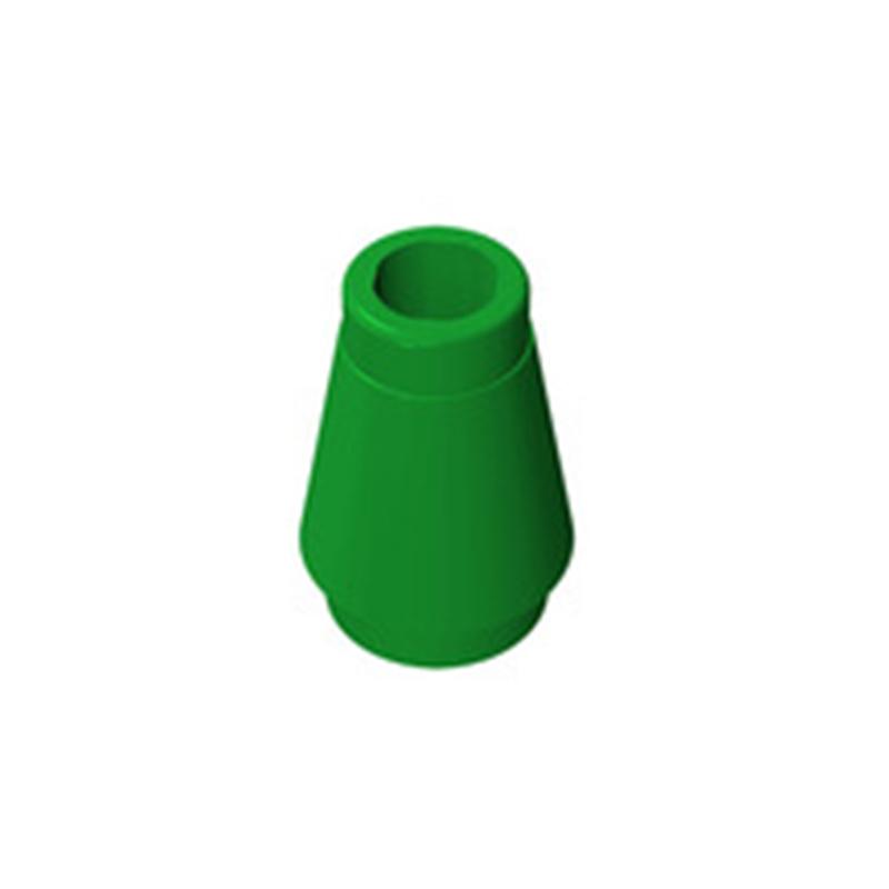 

100g / 454PCS 59900 4589 1x1 Cone Block My Own Creation Building Loose Parts Fitting Including Brick DO-IT-YOURSELF Children s Toy Assembly Present 100g--454PCS зелёный