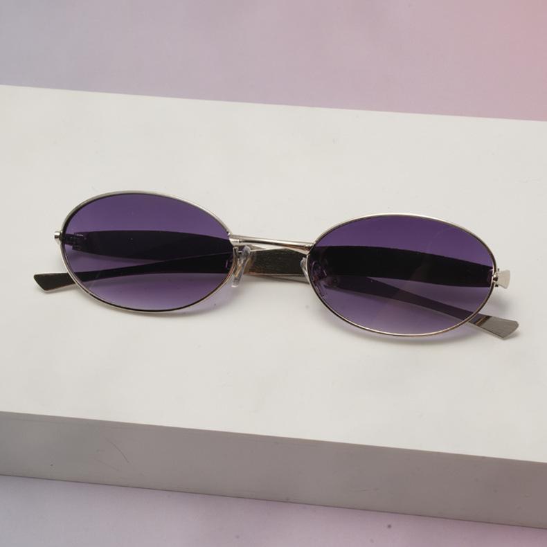Vintage Small Frame Oval Sunglasses Women Men Luxury Brand Designer Eyewear Popular Travel Sun Glasses Uv400