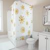 TU Shower Curtain Waterproof Vintage Floral Pattern Bathroom Decor Farmhouse Style Fabric Backdrop Washable Modern Home Textile