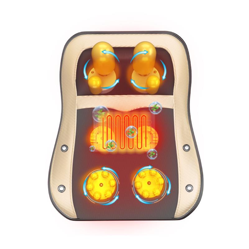 Cervical Massager Home Massage Pillow Multifunctional Massage Cushion Waist, Shoulder and Neck Hot Compress Massage Apparatus