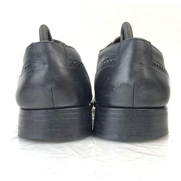 Lloyd Made in Germany Premium Model Leather Wingtip Dress Shoes Size 9F 43 27.5cm Black(USED)