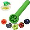 1 Peça Cortador de Uvas, Cortador de Tomate Cereja Morango, Cortador Multifuncional Verde de Legumes e Frutas, Sem Lâmina