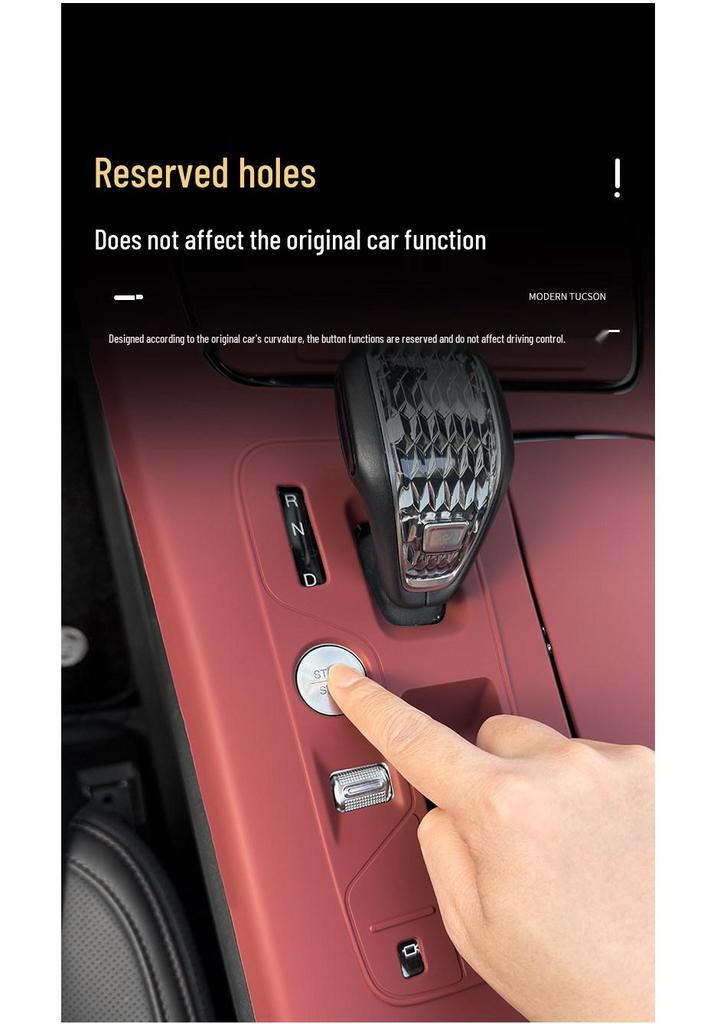 Trumpchi M8 Zongshi Silicone Window Lift & Console Button Protective Pad.