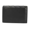 Used 11897 Business Card Holder 605720 VCPQ3 8803 7946 Pass Case RFID IC Chip Maxi Intrecciato Black Men's from Japan
