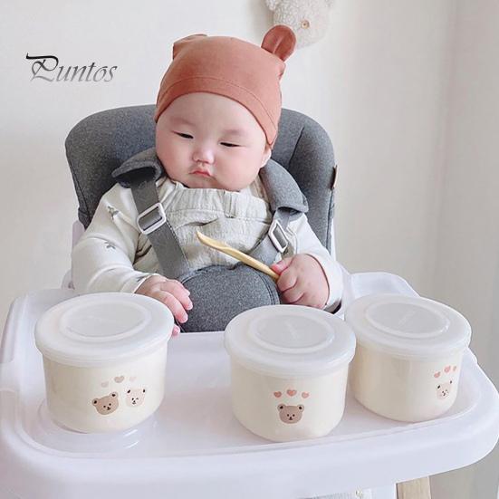 200ml Baby Food Bowl Heat resistant Microwaved Porcelain Convenient Toddler Infant Feeding Bowl