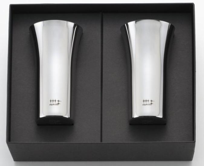 Yoshikawa Made In Japan Tumbler Stainless Steel Single Beer Silver 190ml 2pcs Shiniya Syndicate YJ1108