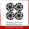 4PCS Hub Cap For Tesla Model Y Juniper 2025+ Car Replacement Wheel Cap 19 Inch Performance Automobile Hubcap Cover Accessories