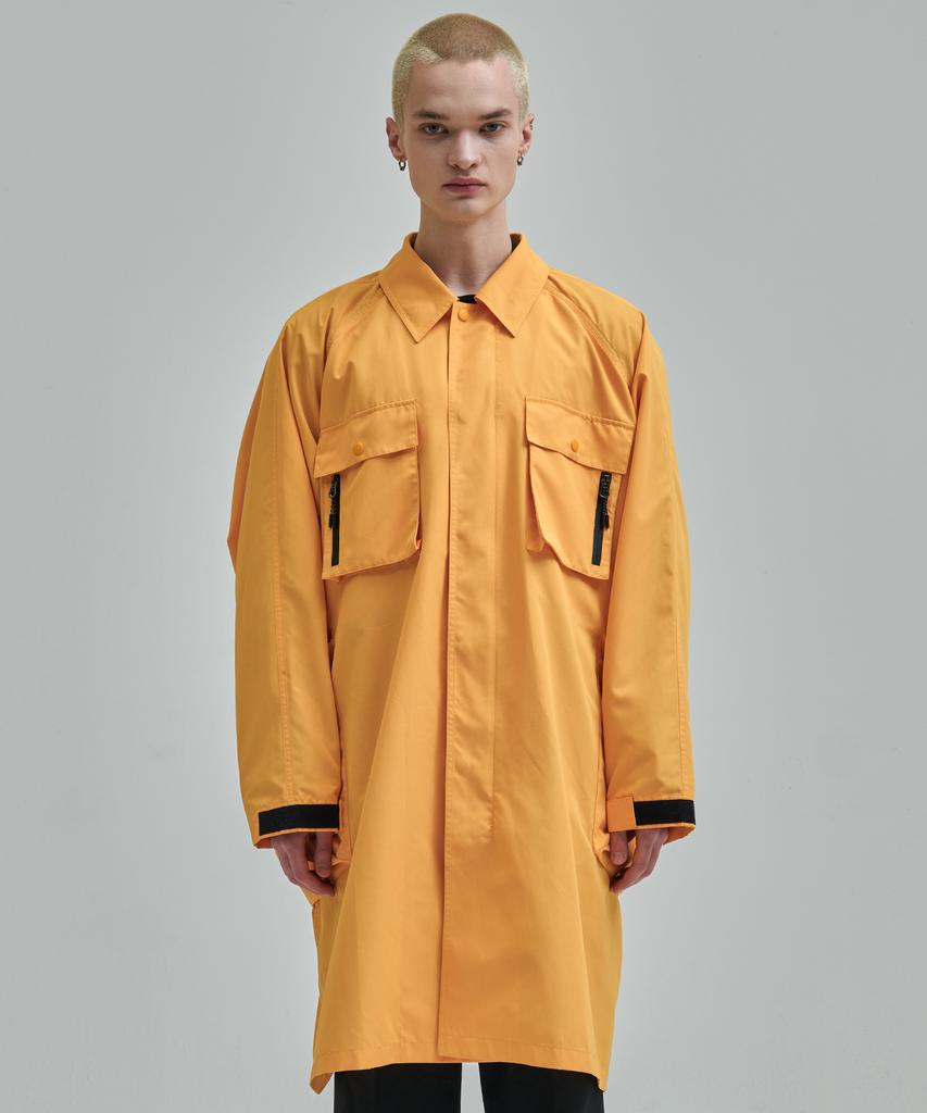Zensai 3D Pocket Lightweight Coat Yellow