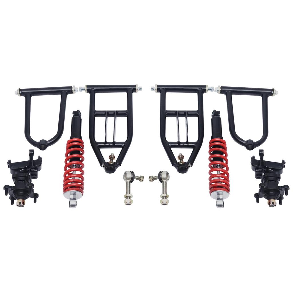 Front Suspension Shock Kit Assembly Upper Lower Swingarm For ATV Quad Bike Go Kart +Suspension Shock