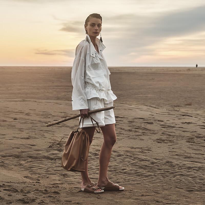 LESS 2025 Summer Commuter Straight-Leg Cropped Pants