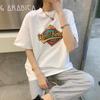 Pure Cotton Harajuku Short-sleeved T-shirt Women's New Summer Casual Loose Ins Niche Thin Top