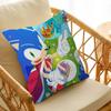 S-Sonic the Hedgehog Personalized Pillow Dust Cover Bedroom Kids Party Decoration Pillowcase Birthday Children Gift