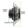 5 Speed Folding Bicycles Screw On Freewheels Conversion 9-11-13-15-18T Cassettes Sprocket Bikes Freewheels Replacement