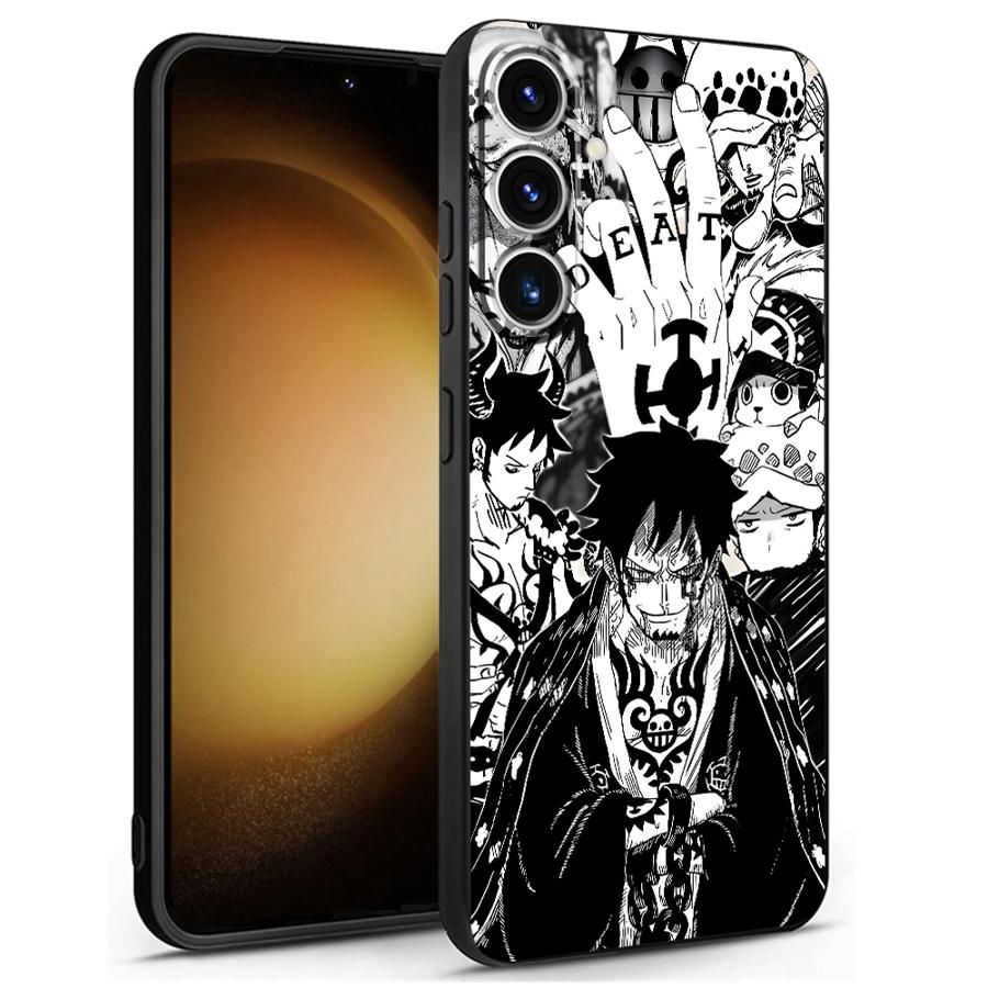 

One Piece Cool Ace Black Soft Phone Cover Case for Samsung Galaxy A35 A24 A55 A26 A72 A23 A53 A32 A51 A73 A22 A52 A41 A36 A25 Galaxy A21s