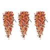 1/2/3/4Pcs Fall Hanging Artificial Violet Flower UV Resistant Realistic Fake Flower Wedding Party Indoor Outdoor Garden Wall Hanging Faux Flower