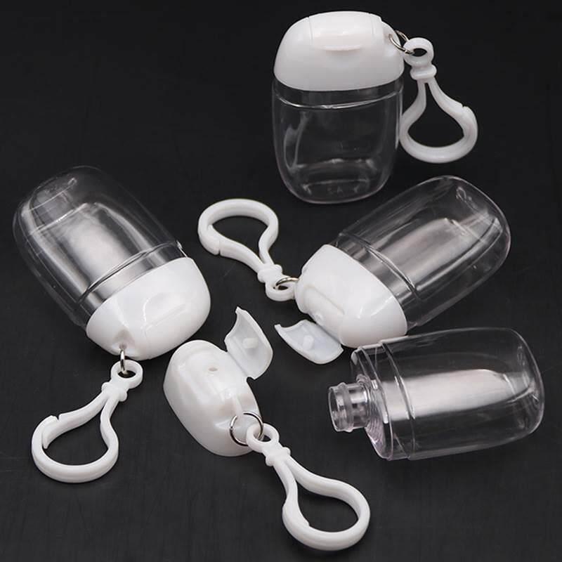 10 Pcs 30Ml Mini Soap Dispenser Container Diy Portable Refillable Bottles With Hook Hand Sanitizer Cosmetics Container Outdoor