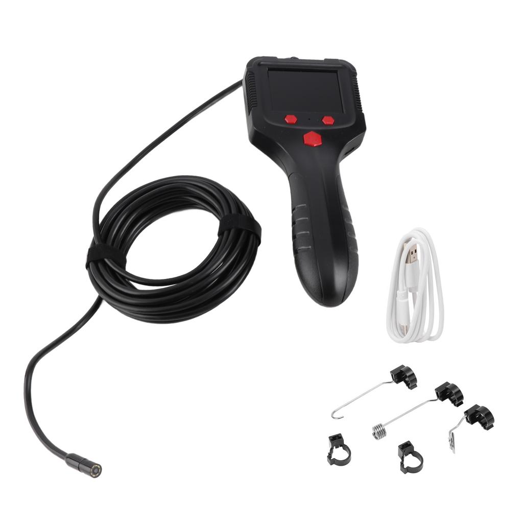 Industrial Inspection Camera IP67 Handheld Endoscope 2.4 Inch IPS LCD Screen HD Borescope with 8