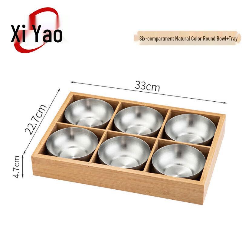 Multi-Grid Hotpot Food Prep Tray