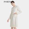 Ports Women's Autumn/Winter Braided Edge Tweed Dress